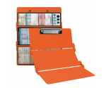 WhiteCoat Clipboard® Trifold - Orange Critical Care Edition